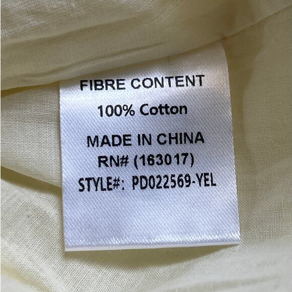 Princess Polly Womens Size 8 Lorinda Lined Sleeveless Mini Day Dress Yellow Boho - Picture 11 of 13